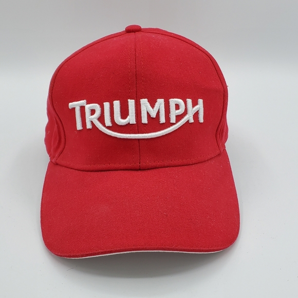 Triumph Logo Red Ball Cap | Poshmark